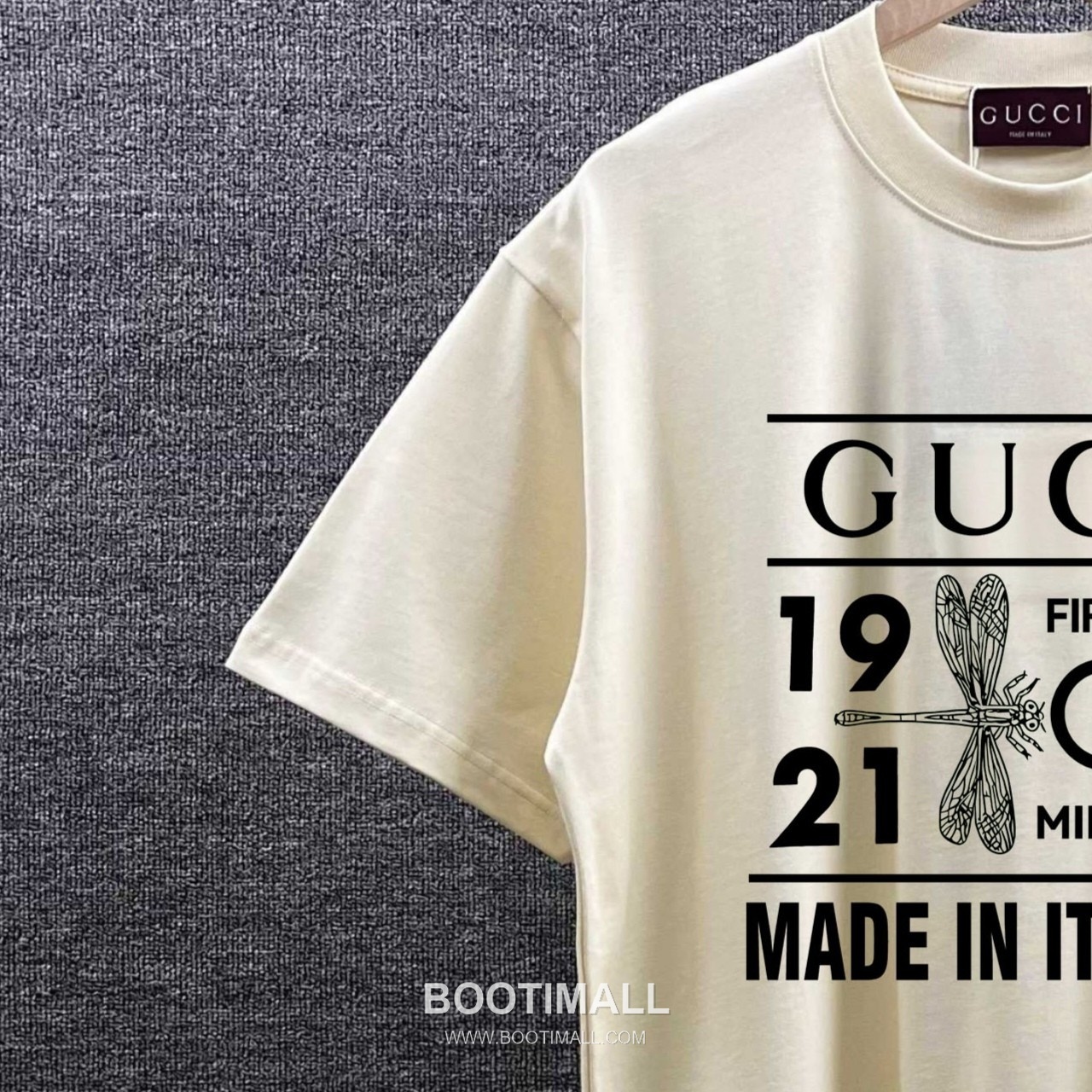 Gucci 2026 S/S Cotton Dragonfly Logo Print T-Shirt 구찌 2026SS 코튼 드래곤플라이 로고 프린트 티셔츠 13
