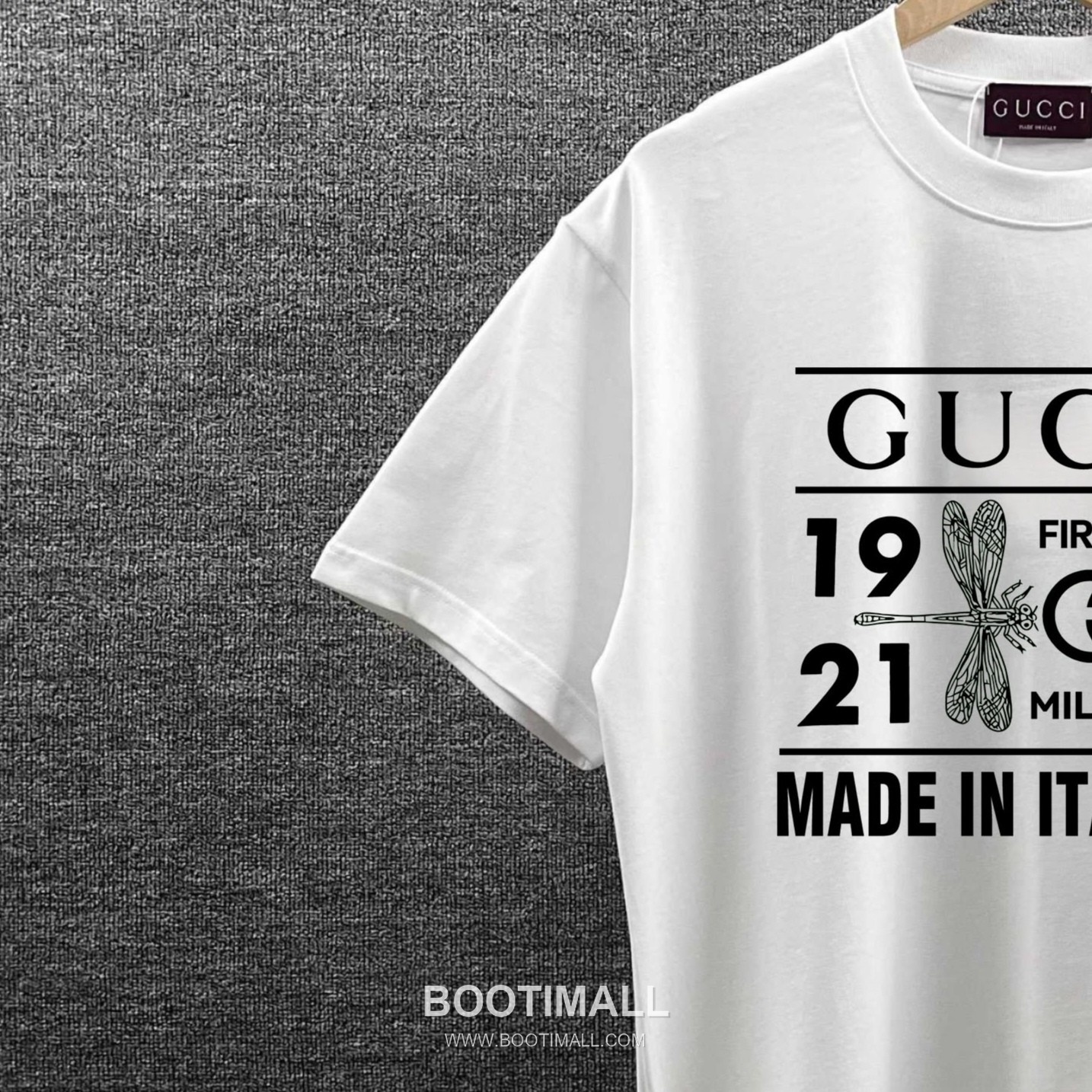 Gucci 2026 S/S Cotton Dragonfly Logo Print T-Shirt 구찌 2026SS 코튼 드래곤플라이 로고 프린트 티셔츠 11