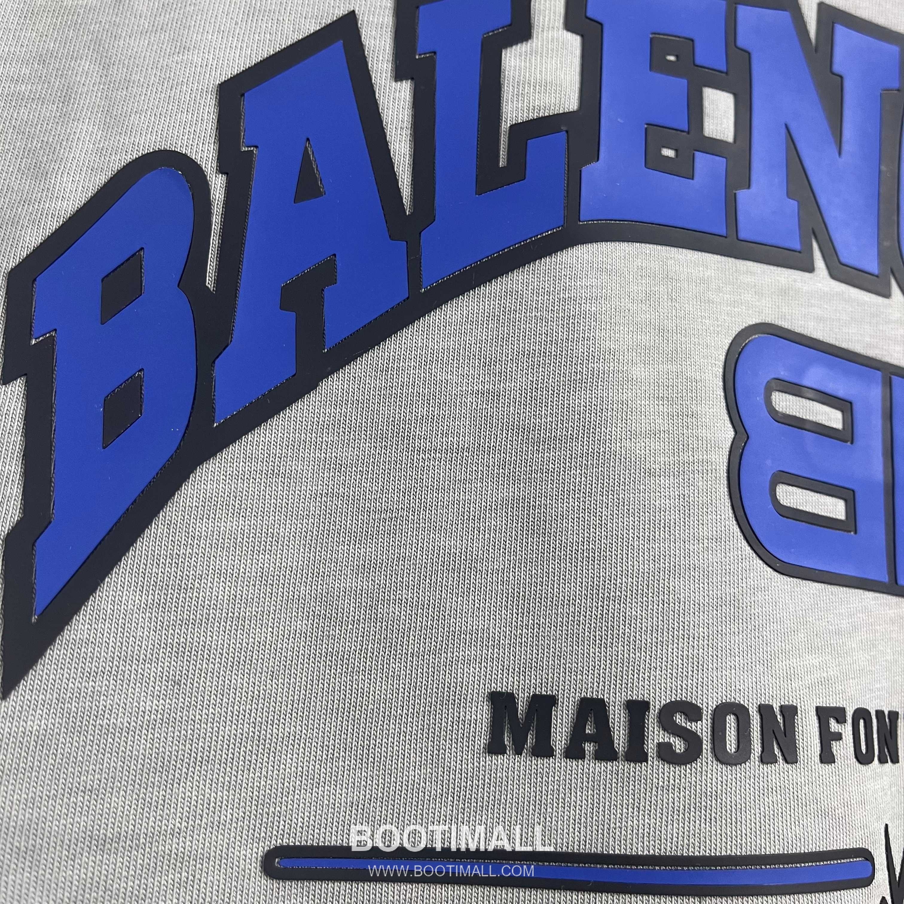 Balenciaga 2026 S/S Cotton Distressed Washed Silicone Logo T-Shirt 발렌시아가 2026SS 코튼 디스트로이드 워싱 실리콘 로고 티셔츠 2