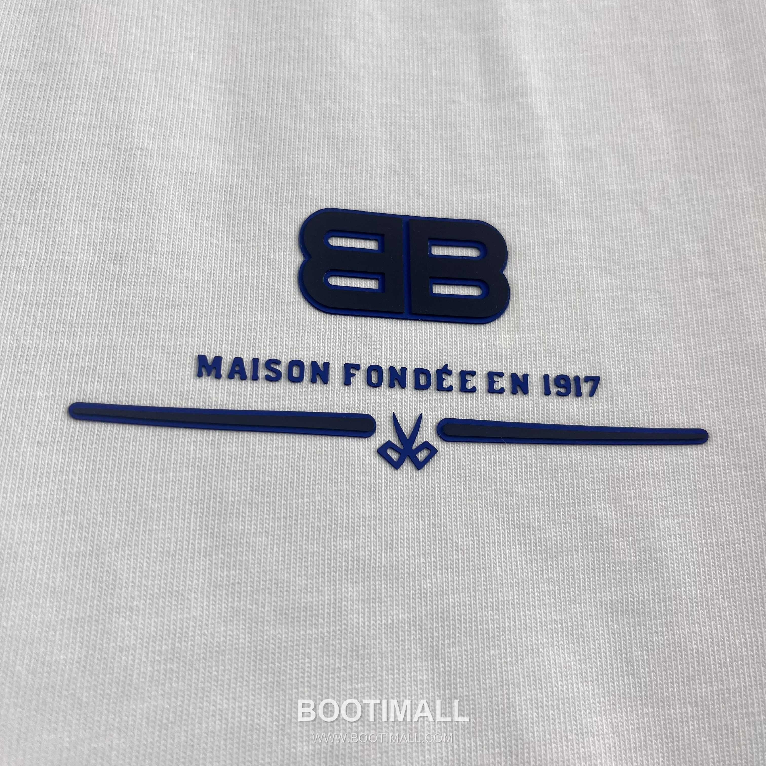 Balenciaga 2026 S/S Cotton Distressed Washed Silicone Logo T-Shirt 발렌시아가 2026SS 코튼 디스트로이드 워싱 실리콘 로고 티셔츠 6