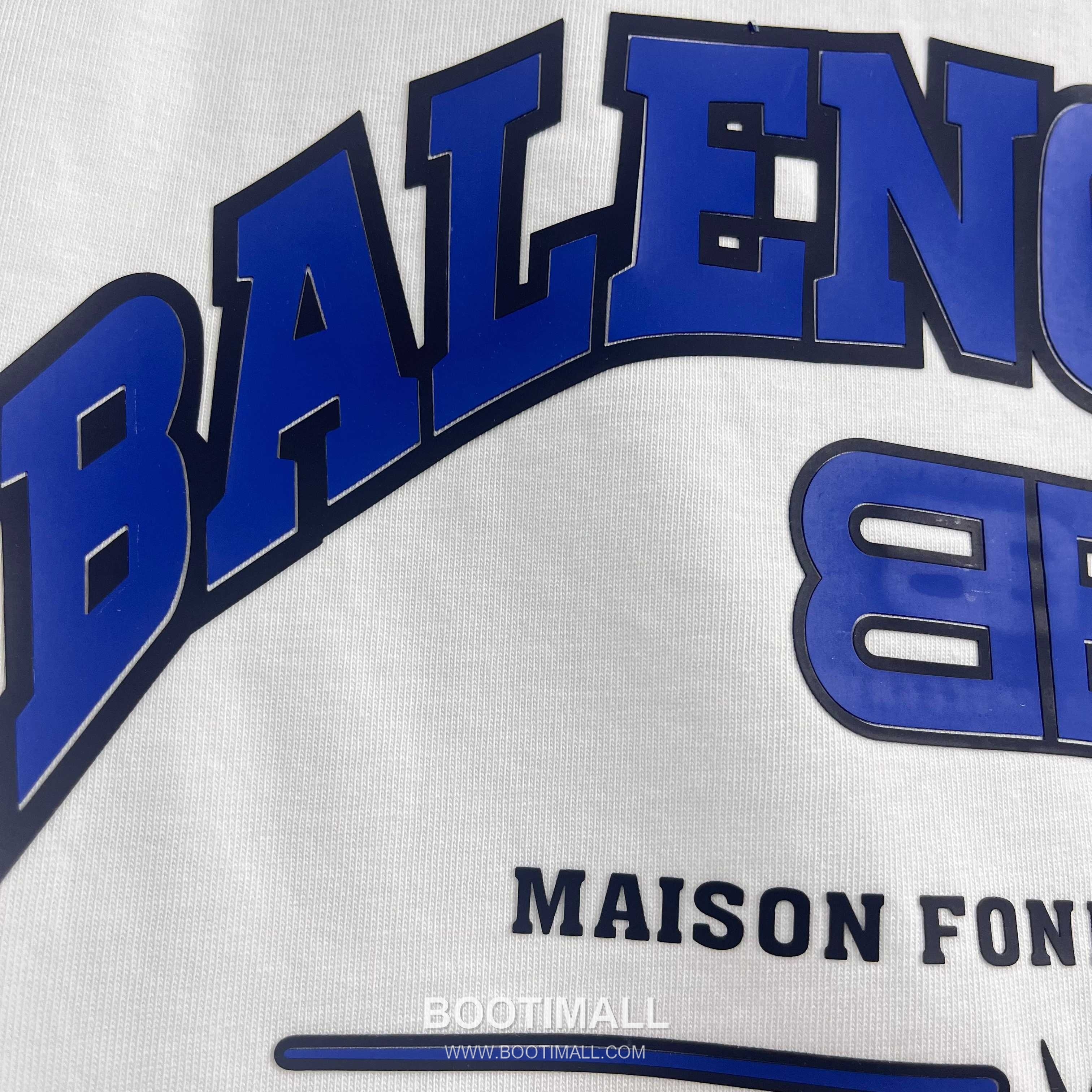 Balenciaga 2026 S/S Cotton Distressed Washed Silicone Logo T-Shirt 발렌시아가 2026SS 코튼 디스트로이드 워싱 실리콘 로고 티셔츠 13