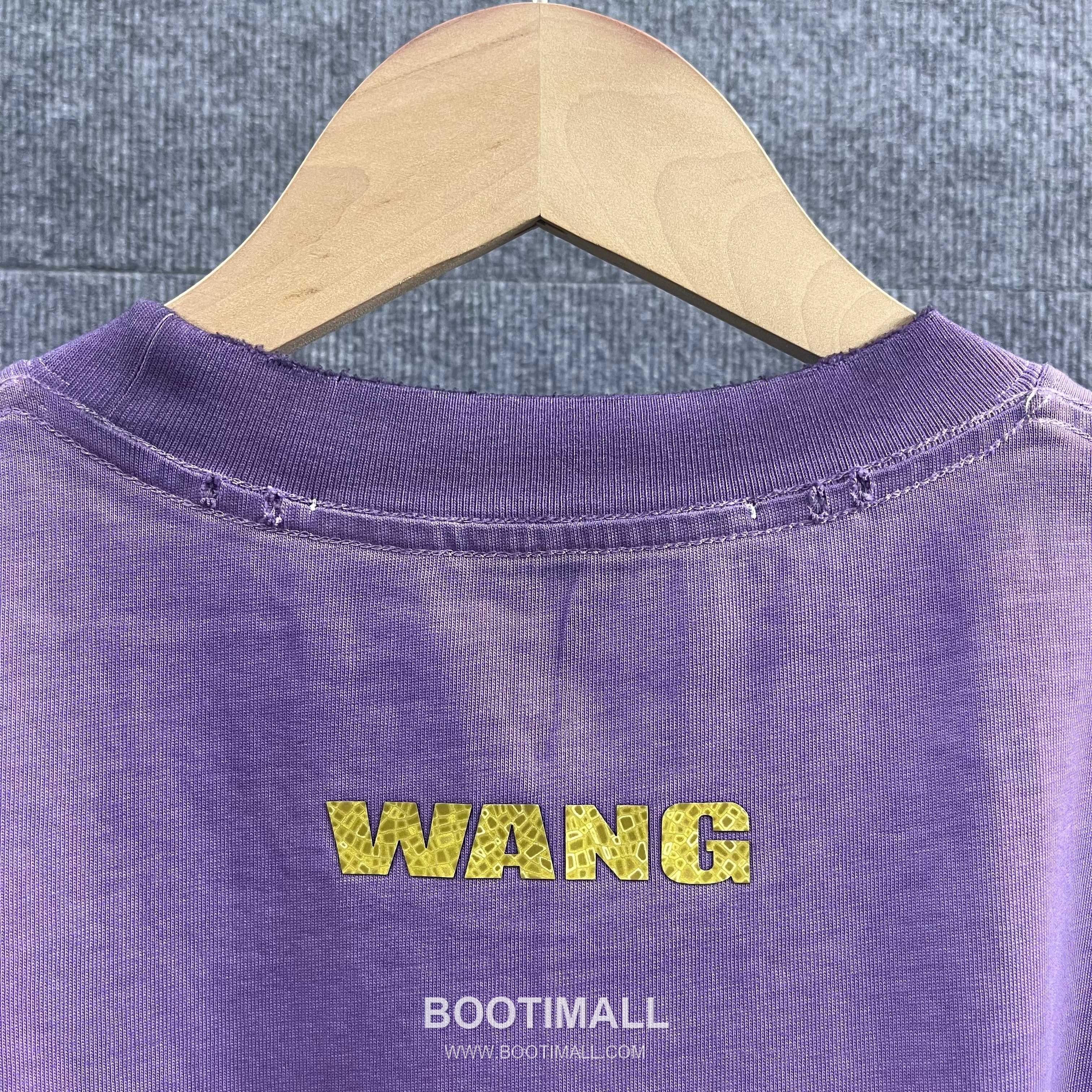Alexander Wang 2026 S/S Cotton Distressed Washed Crystal Silicone Logo T-Shirt 알렉산더왕 2026SS 코튼 디스트로이드 워싱 크리스탈 실리콘 로고 티셔츠 13