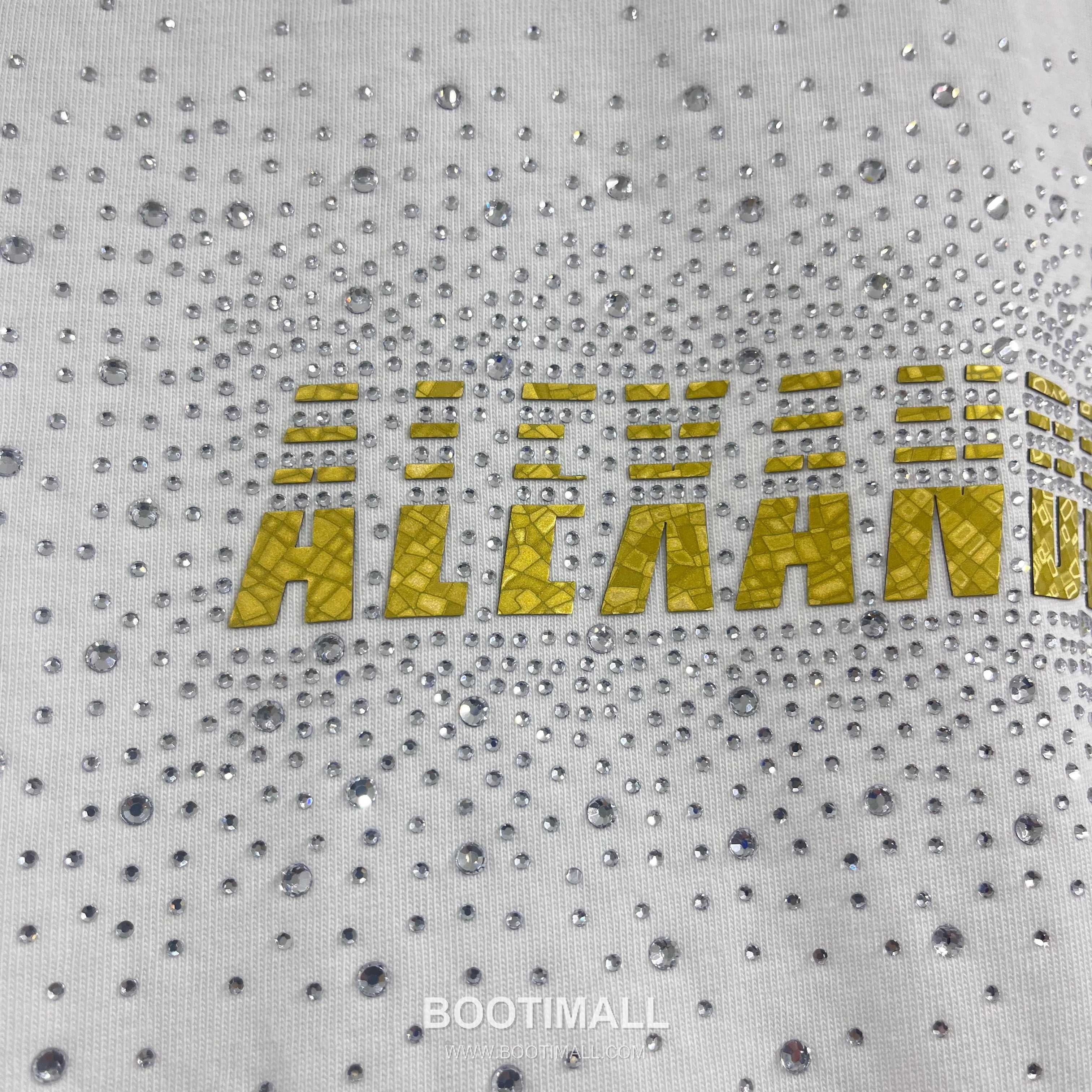 Alexander Wang 2026 S/S Cotton Distressed Washed Crystal Silicone Logo T-Shirt 알렉산더왕 2026SS 코튼 디스트로이드 워싱 크리스탈 실리콘 로고 티셔츠 11