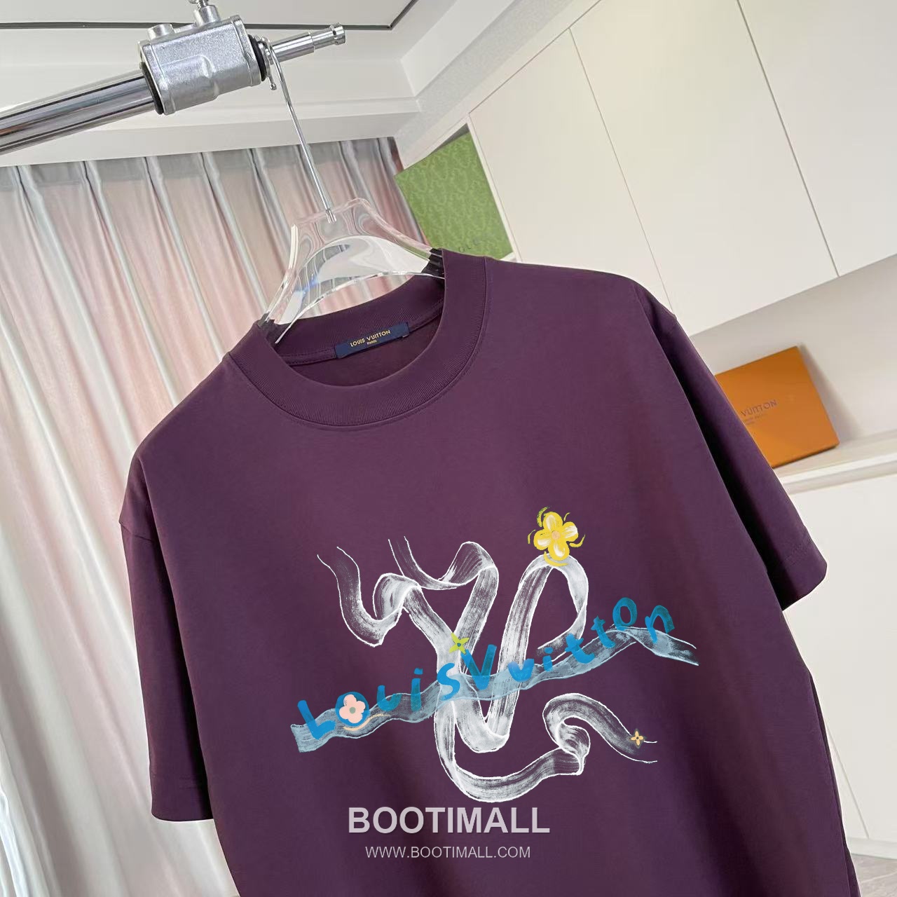 Louis Vuitton 2026 S/S Cotton Letter Logo Print T-Shirt 루이비통 2026SS 코튼 레터 로고 프린트 티셔츠 6