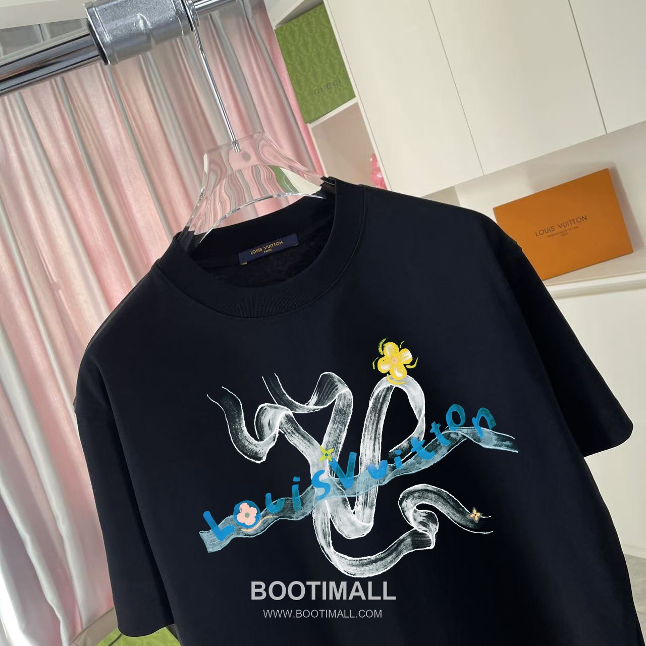 Louis Vuitton 2026 S/S Cotton Letter Logo Print T-Shirt 루이비통 2026SS 코튼 레터 로고 프린트 티셔츠 6