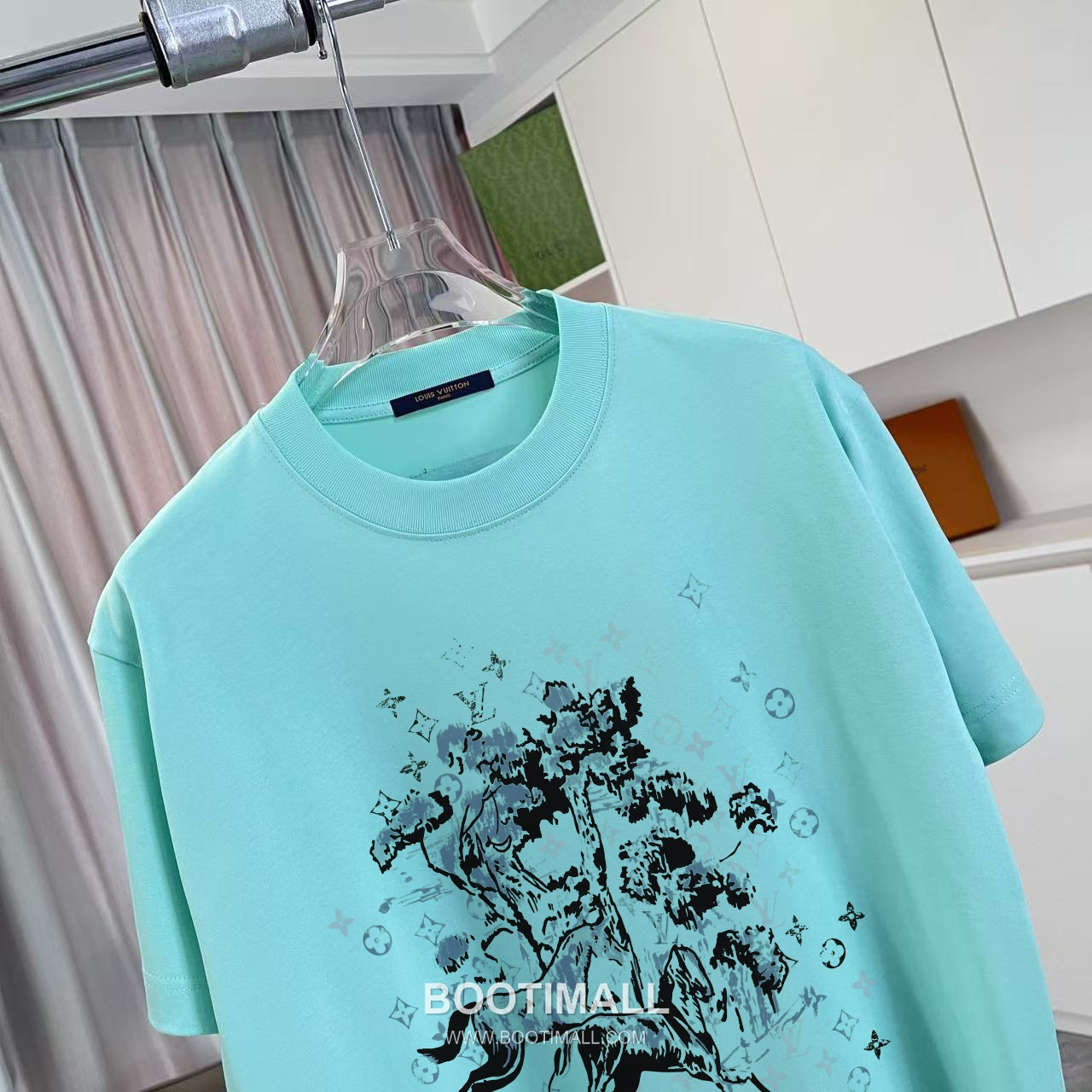 Louis Vuitton 2026 S/S Cotton Letter Logo Print T-Shirt 루이비통 2026SS 코튼 레터 로고 프린트 티셔츠 6