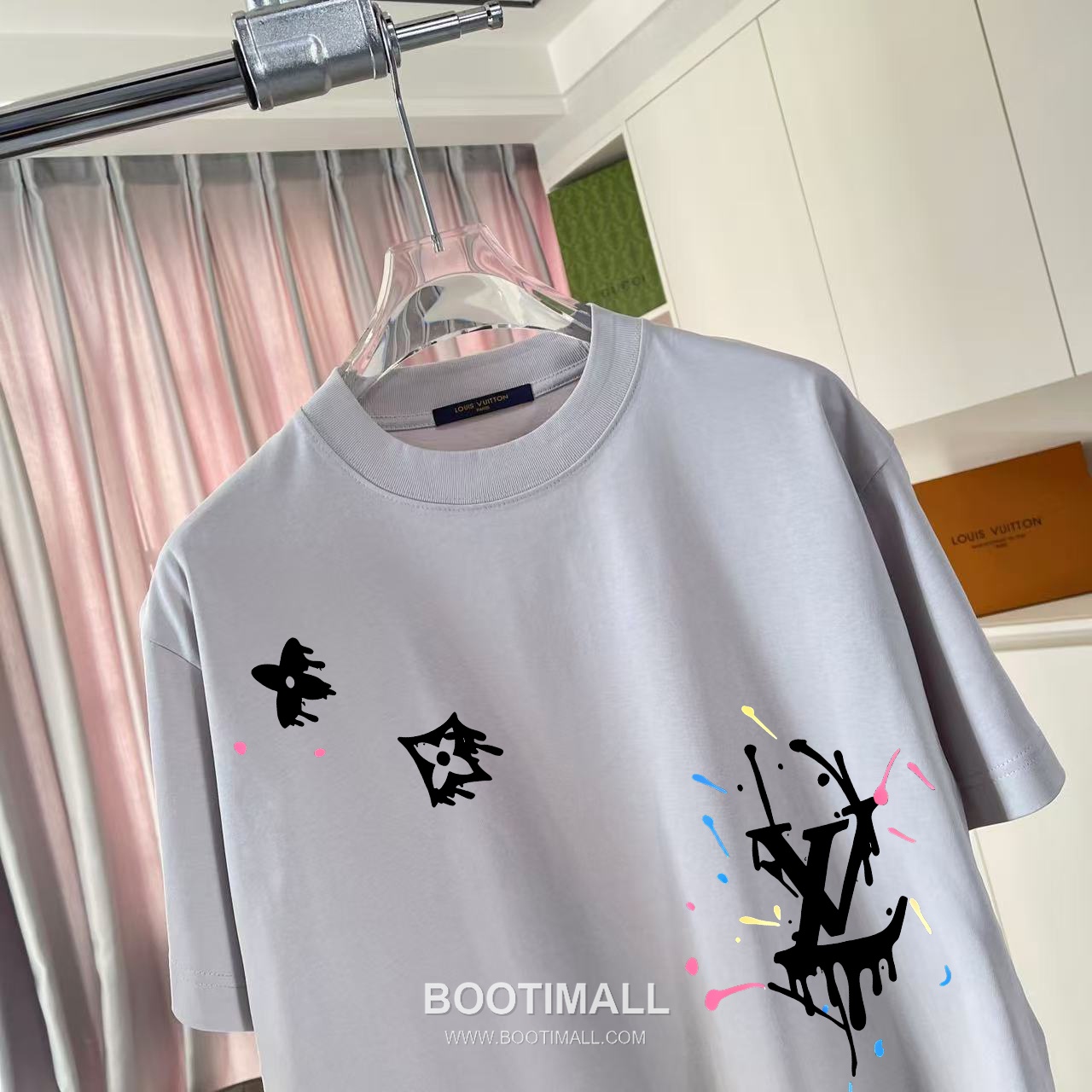 Louis Vuitton 2026 S/S Cotton Letter Logo Print T-Shirt 루이비통 2026SS 코튼 레터 로고 프린트 티셔츠 6