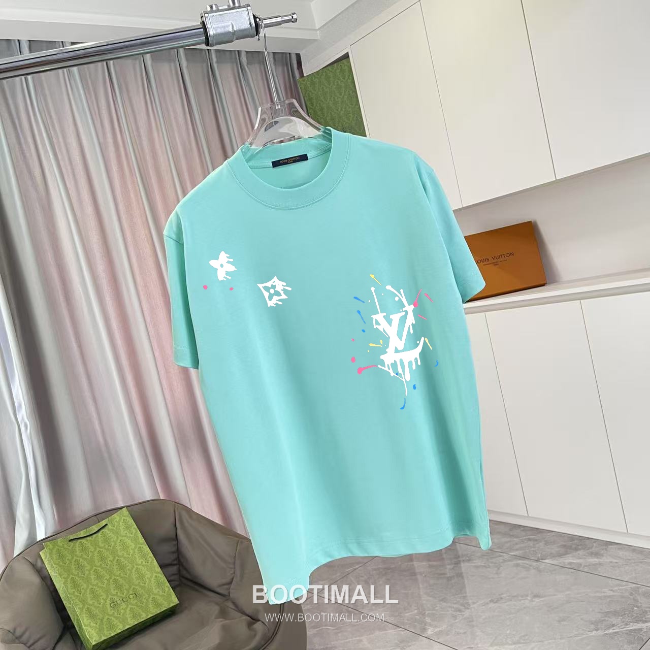 Louis Vuitton 2026 S/S Cotton Letter Logo Print T-Shirt 루이비통 2026SS 코튼 레터 로고 프린트 티셔츠 5