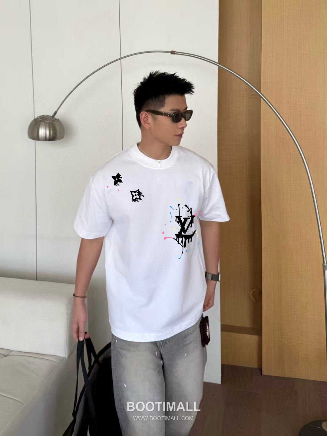 Louis Vuitton 2026 S/S Cotton Letter Logo Print T-Shirt 루이비통 2026SS 코튼 레터 로고 프린트 티셔츠 2