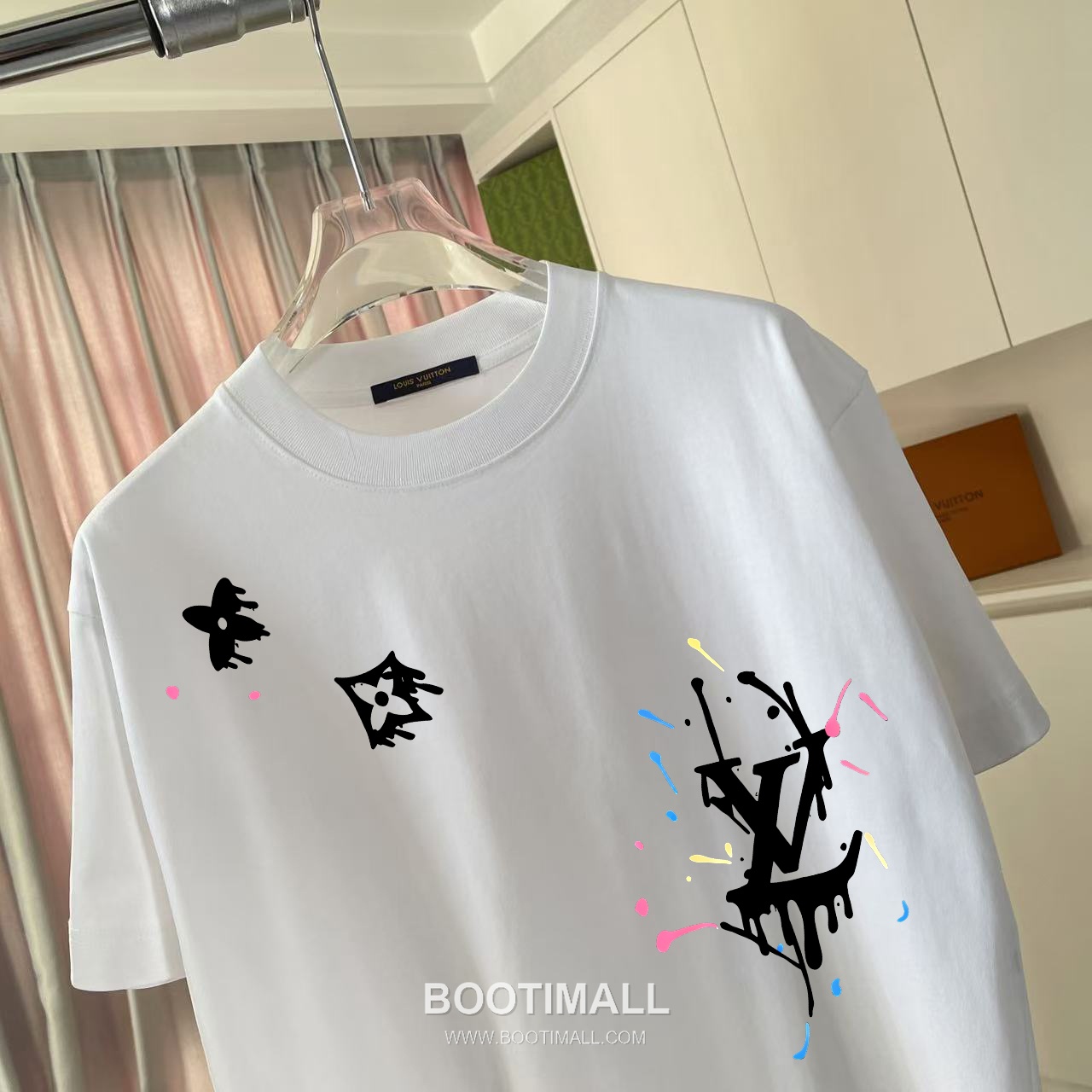 Louis Vuitton 2026 S/S Cotton Letter Logo Print T-Shirt 루이비통 2026SS 코튼 레터 로고 프린트 티셔츠 6