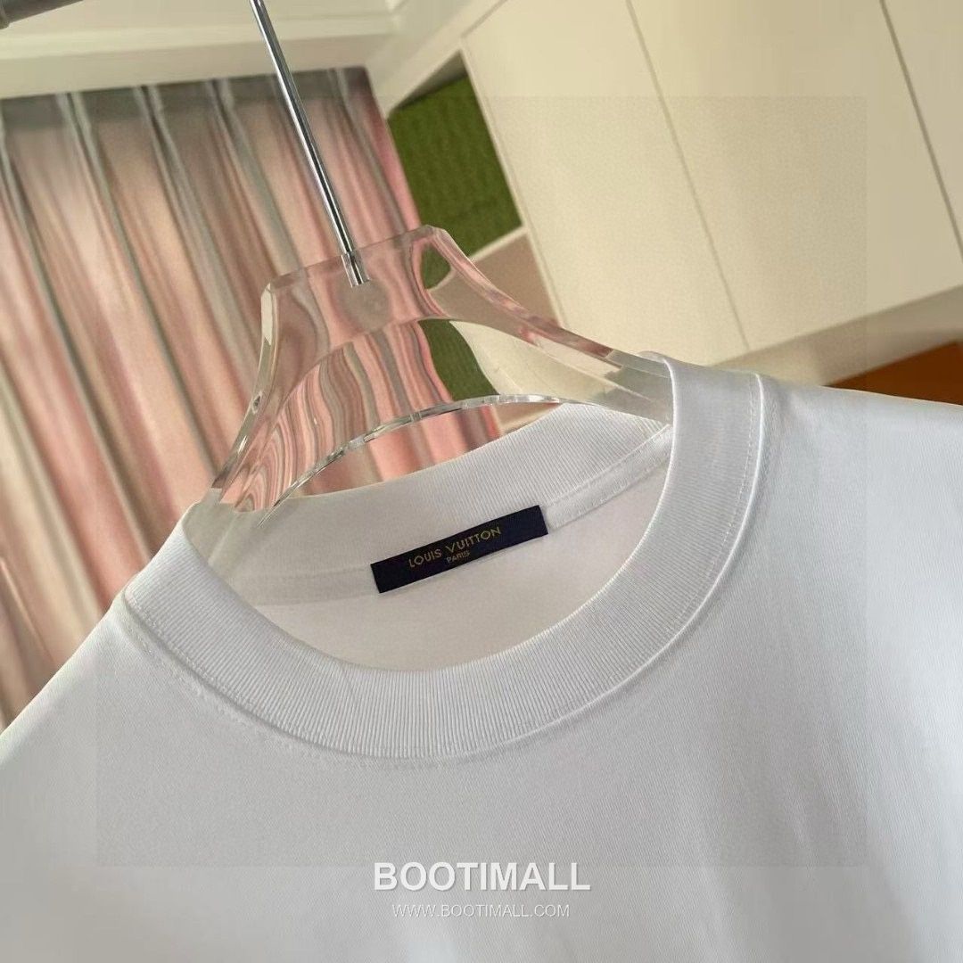 Louis Vuitton 2026 S/S Cotton Letter Logo Print T-Shirt 루이비통 2026SS 코튼 레터 로고 프린트 티셔츠 7