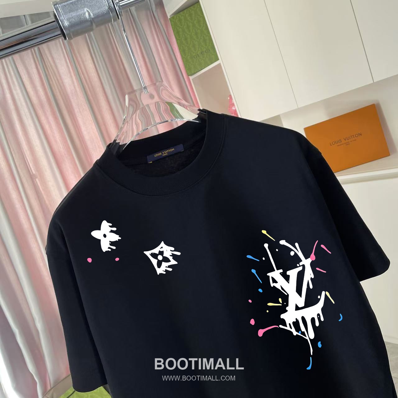 Louis Vuitton 2026 S/S Cotton Letter Logo Print T-Shirt 루이비통 2026SS 코튼 레터 로고 프린트 티셔츠 6