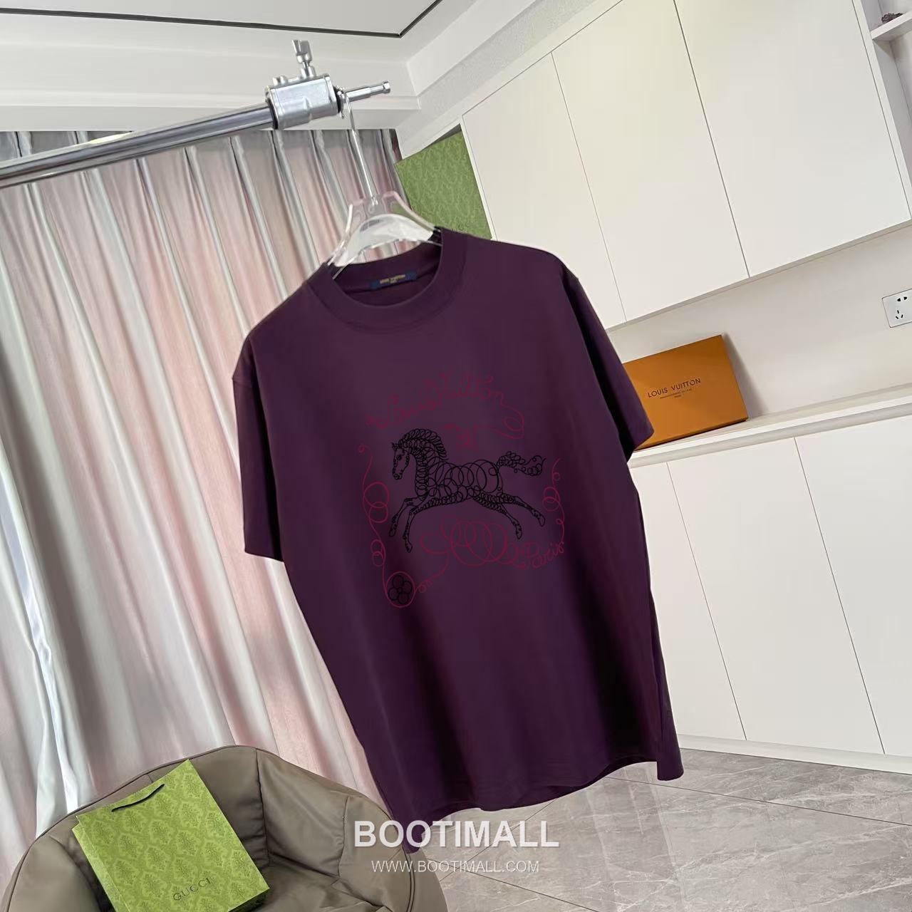 Louis Vuitton 2026 S/S Cotton Letter Logo Print T-Shirt 루이비통 2026SS 코튼 레터 로고 프린트 티셔츠 5