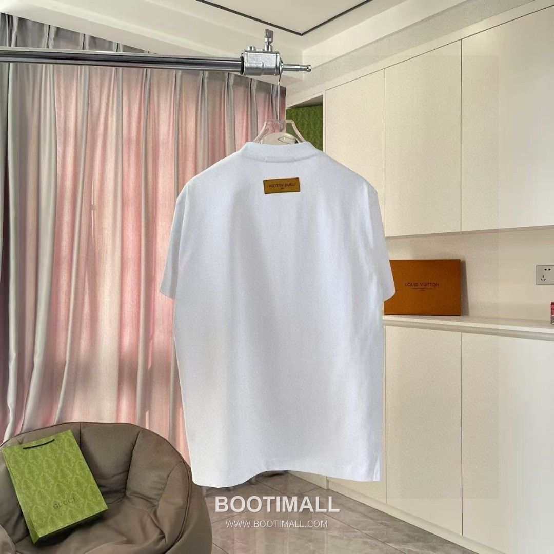 Louis Vuitton 2026 S/S Cotton Letter Logo Print T-Shirt 루이비통 2026SS 코튼 레터 로고 프린트 티셔츠 10