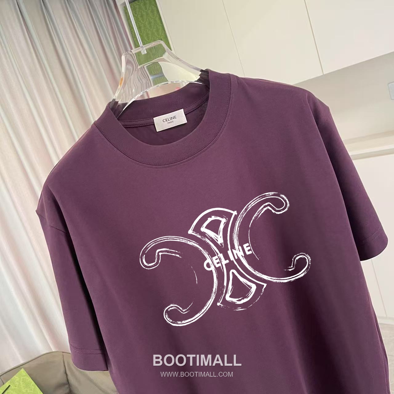 Celine 2026 S/S Cotton Letter Logo Print T-Shirt 셀린느 2026SS 코튼 레터 로고 프린트 티셔츠 6