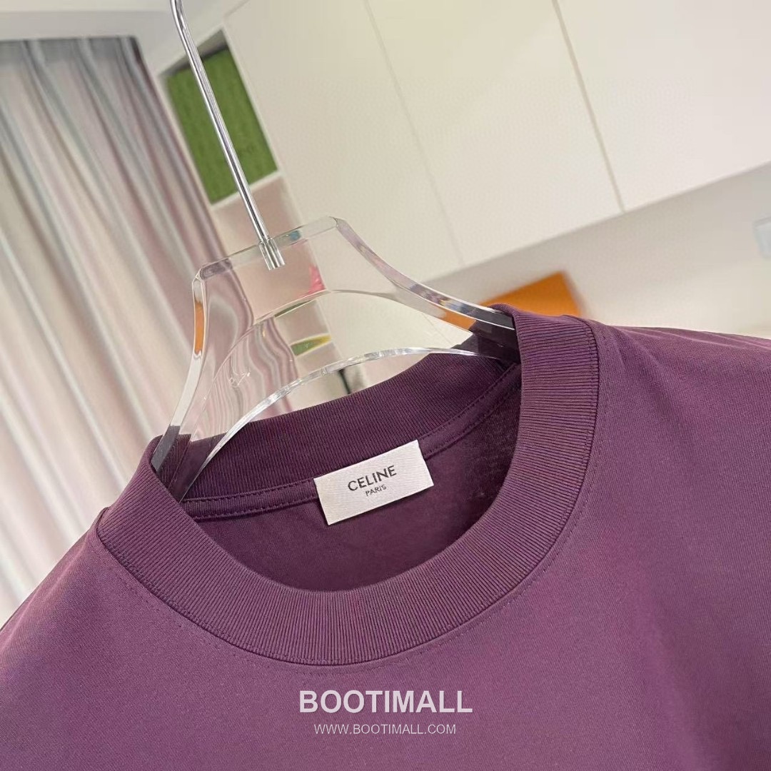 Celine 2026 S/S Cotton Letter Logo Print T-Shirt 셀린느 2026SS 코튼 레터 로고 프린트 티셔츠 7
