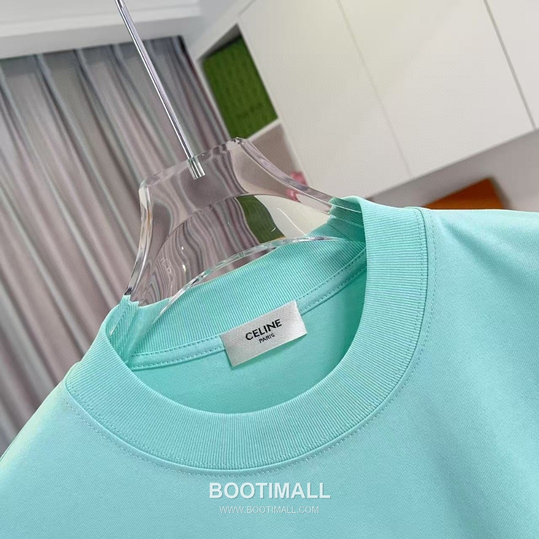 Celine 2026 S/S Cotton Letter Logo Print T-Shirt 셀린느 2026SS 코튼 레터 로고 프린트 티셔츠 7