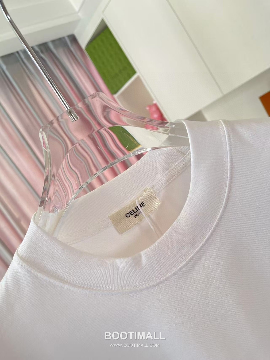 Celine 2026 S/S Cotton Letter Logo Print T-Shirt 셀린느 2026SS 코튼 레터 로고 프린트 티셔츠 7
