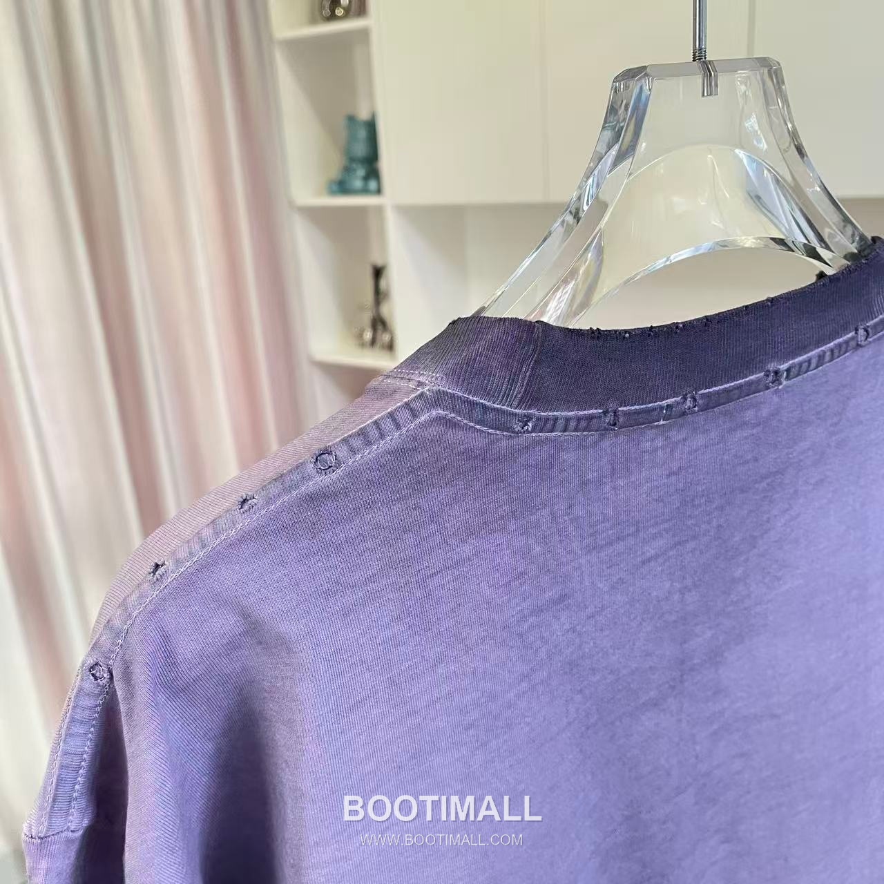 Fendi 2026 S/S Cotton Distressed Washed Flock Logo T-Shirt 펜디 2026SS 코튼 디스트로이드 워싱 플록 로고 티셔츠 8