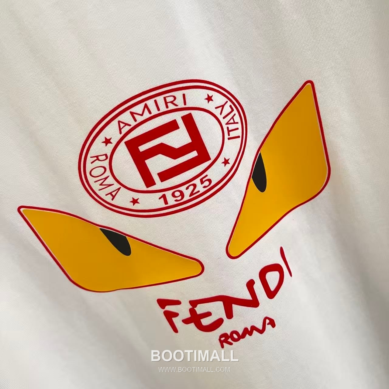 Fendi 2026 S/S Cotton Distressed Washed Flock Logo T-Shirt 펜디 2026SS 코튼 디스트로이드 워싱 플록 로고 티셔츠 5