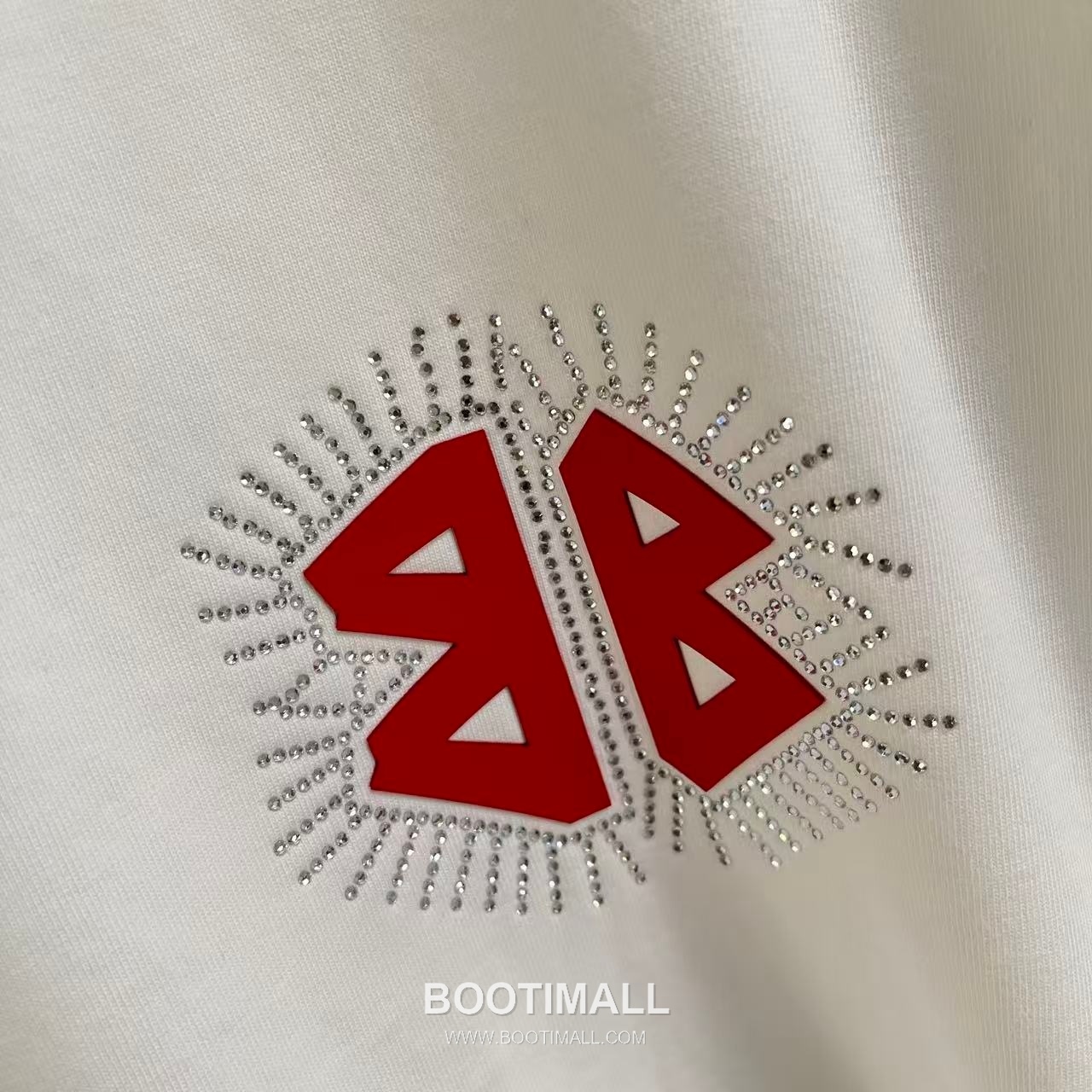 Balenciaga 2026 S/S Cotton Distressed Washed Crystal Silicone Logo T-Shirt 발렌시아가 2026SS 코튼 디스트로이드 워싱 크리스탈 실리콘 로고 티셔츠 6