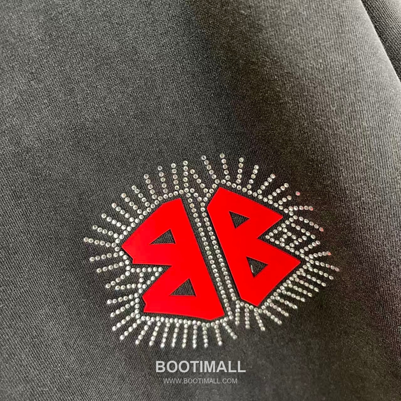 Balenciaga 2026 S/S Cotton Distressed Washed Crystal Silicone Logo T-Shirt 발렌시아가 2026SS 코튼 디스트로이드 워싱 크리스탈 실리콘 로고 티셔츠 6