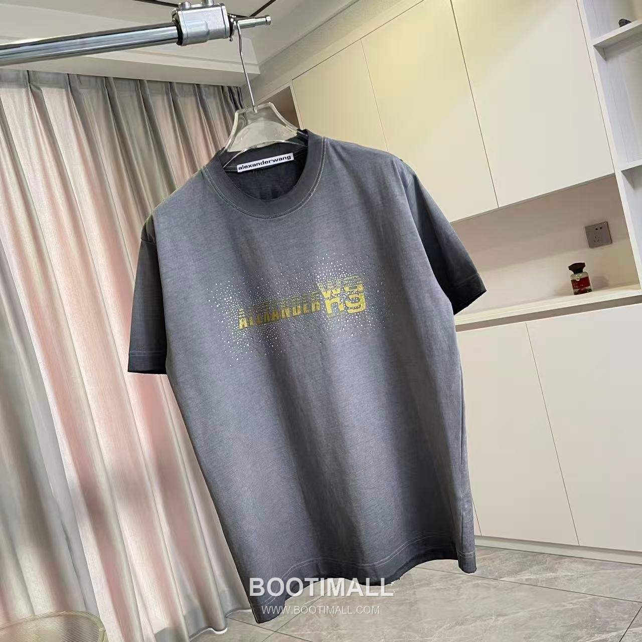 Alexander Wang 2026 S/S Cotton Distressed Washed Logo T-Shirt 알렉산더왕 2026SS 코튼 디스트로이드 워싱 로고 티셔츠 2