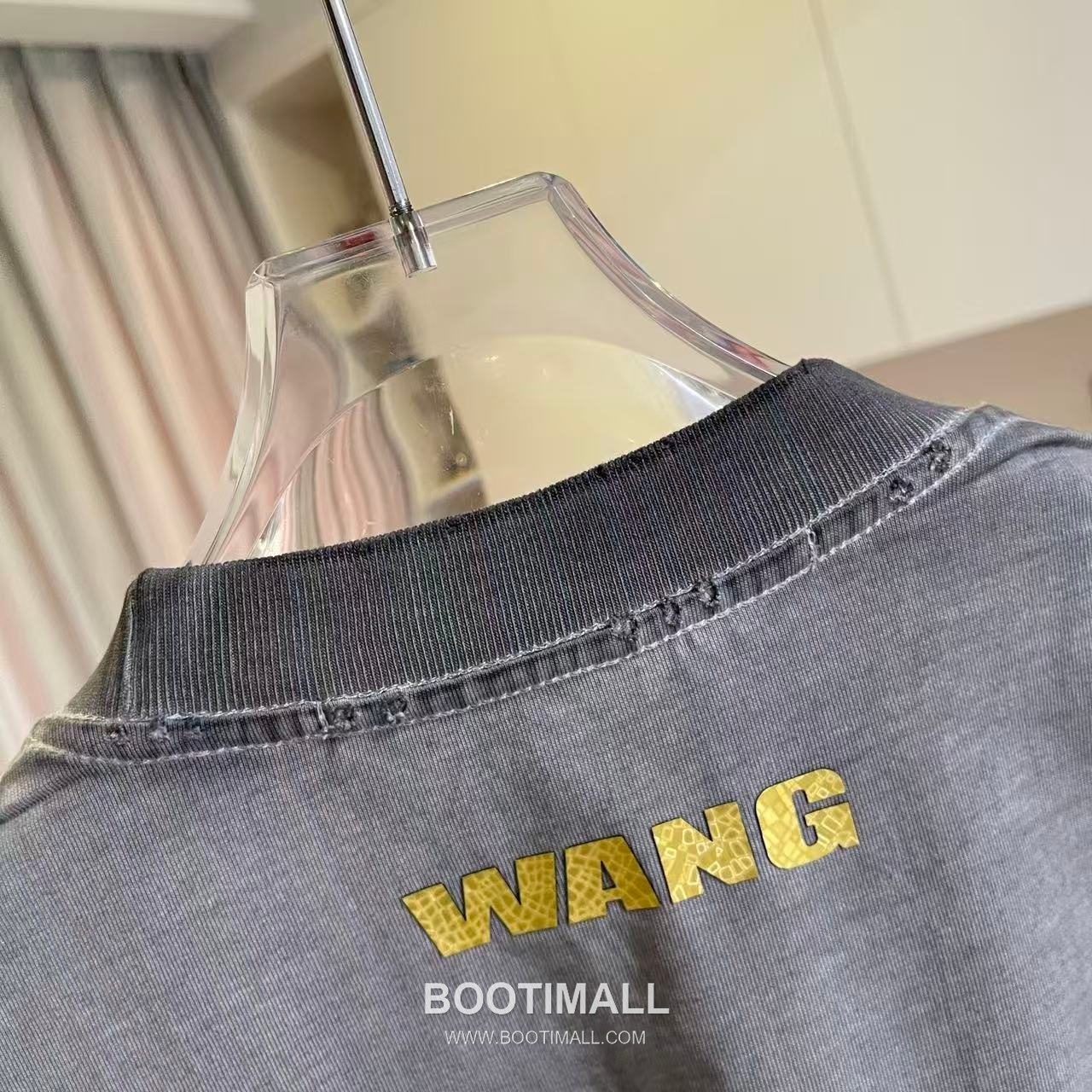 Alexander Wang 2026 S/S Cotton Distressed Washed Logo T-Shirt 알렉산더왕 2026SS 코튼 디스트로이드 워싱 로고 티셔츠 8