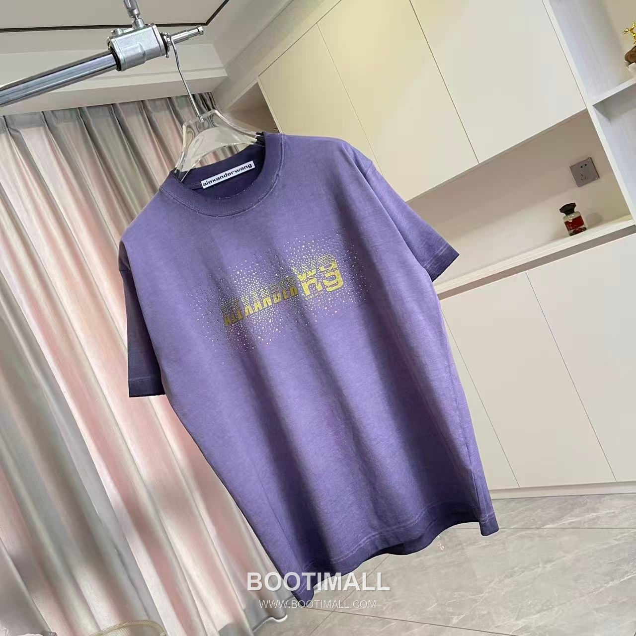 Alexander Wang 2026 S/S Cotton Distressed Washed Logo T-Shirt 알렉산더왕 2026SS 코튼 디스트로이드 워싱 로고 티셔츠 2