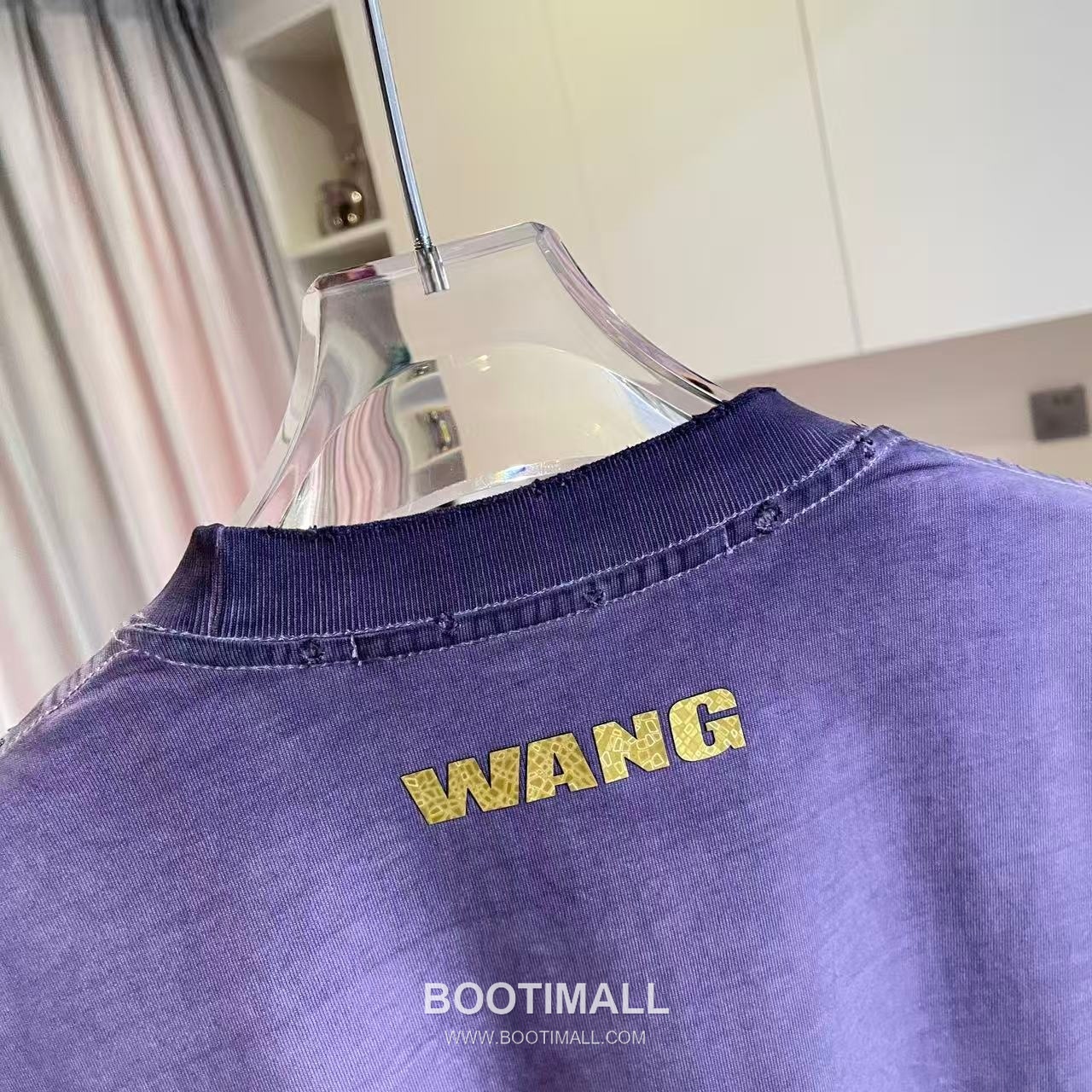 Alexander Wang 2026 S/S Cotton Distressed Washed Logo T-Shirt 알렉산더왕 2026SS 코튼 디스트로이드 워싱 로고 티셔츠 8