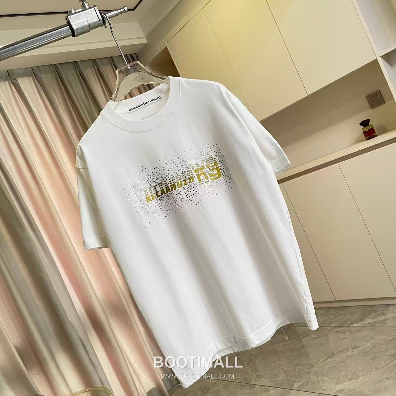Alexander Wang 2026 S/S Cotton Distressed Washed Logo T-Shirt 알렉산더왕 2026SS 코튼 디스트로이드 워싱 로고 티셔츠 2
