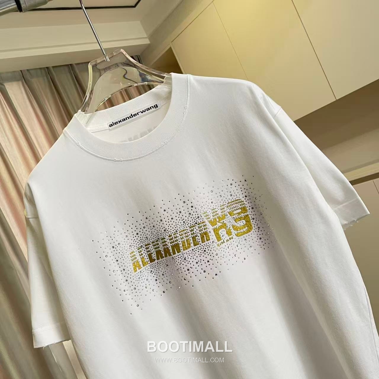 Alexander Wang 2026 S/S Cotton Distressed Washed Logo T-Shirt 알렉산더왕 2026SS 코튼 디스트로이드 워싱 로고 티셔츠 3