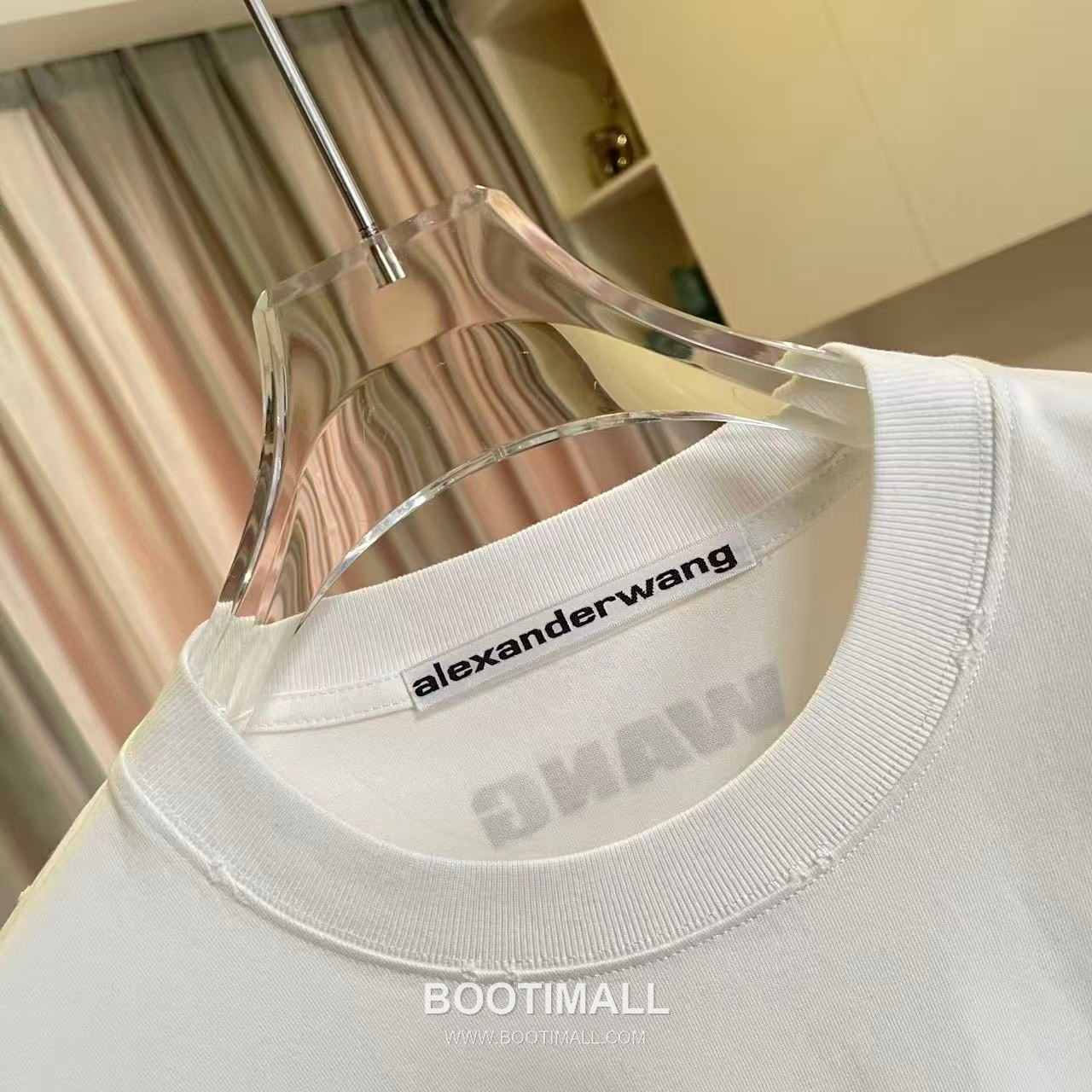 Alexander Wang 2026 S/S Cotton Distressed Washed Logo T-Shirt 알렉산더왕 2026SS 코튼 디스트로이드 워싱 로고 티셔츠 4