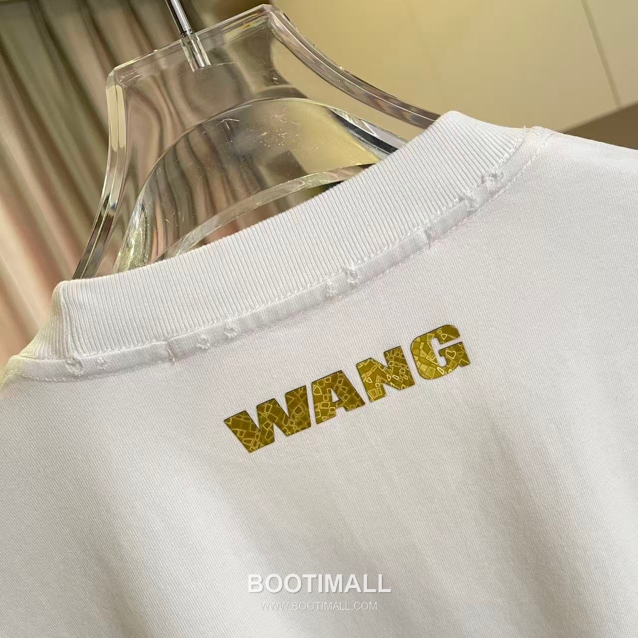 Alexander Wang 2026 S/S Cotton Distressed Washed Logo T-Shirt 알렉산더왕 2026SS 코튼 디스트로이드 워싱 로고 티셔츠 8