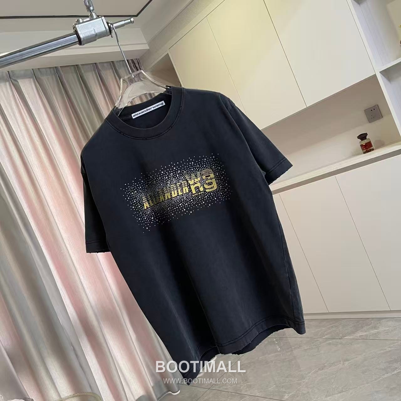 Alexander Wang 2026 S/S Cotton Distressed Washed Logo T-Shirt 알렉산더왕 2026SS 코튼 디스트로이드 워싱 로고 티셔츠 2