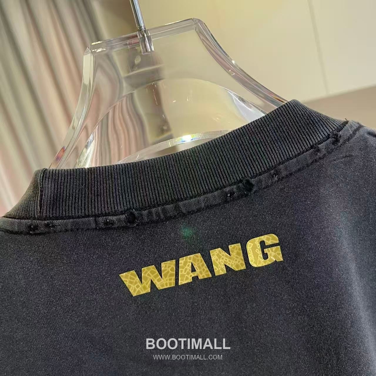Alexander Wang 2026 S/S Cotton Distressed Washed Logo T-Shirt 알렉산더왕 2026SS 코튼 디스트로이드 워싱 로고 티셔츠 8