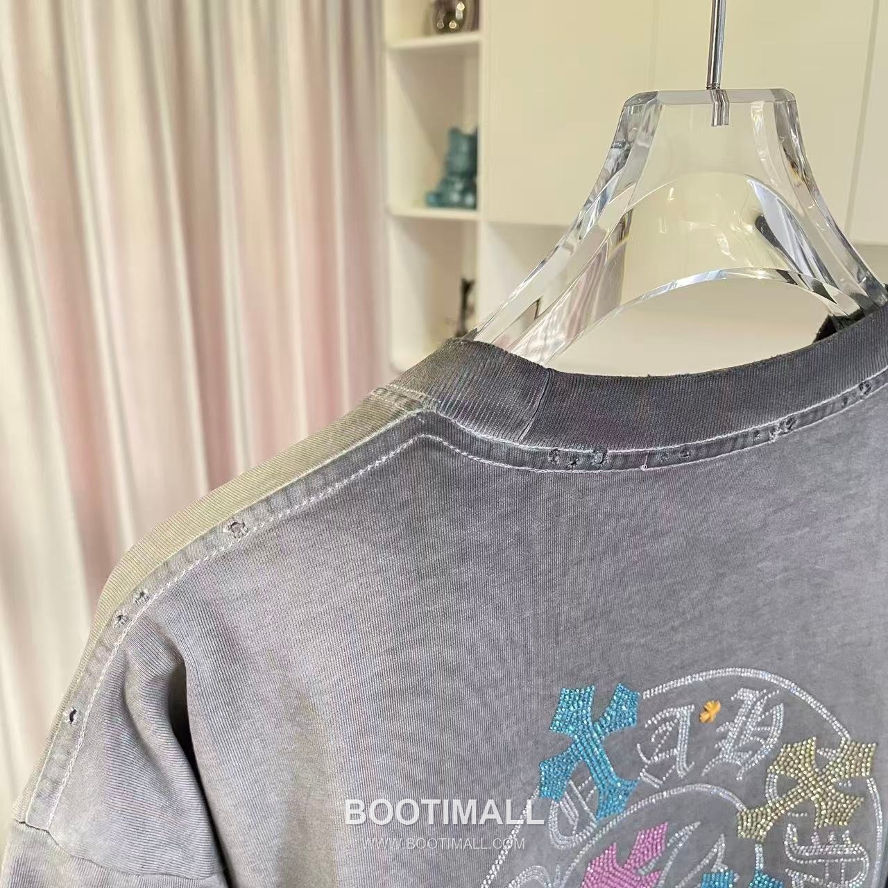 Chrome Hearts 2026 S/S Cotton Distressed Washed Cross Logo T-Shirt 크롬하츠 2026SS 코튼 디스트로이드 워싱 크로스 로고 티셔츠 7