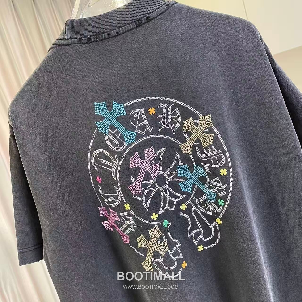 Chrome Hearts 2026 S/S Cotton Distressed Washed Cross Logo T-Shirt 크롬하츠 2026SS 코튼 디스트로이드 워싱 크로스 로고 티셔츠 7