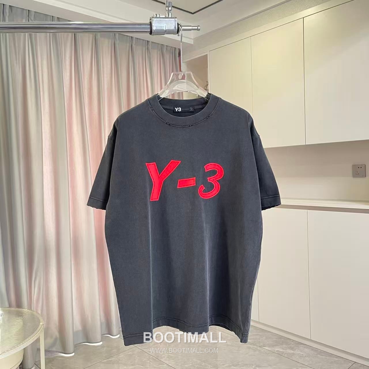 Y-3 2026 S/S Cotton Distressed Washed Logo T-Shirt 와이쓰리 2026SS 코튼 디스트로이드 워싱 로고 티셔츠 1