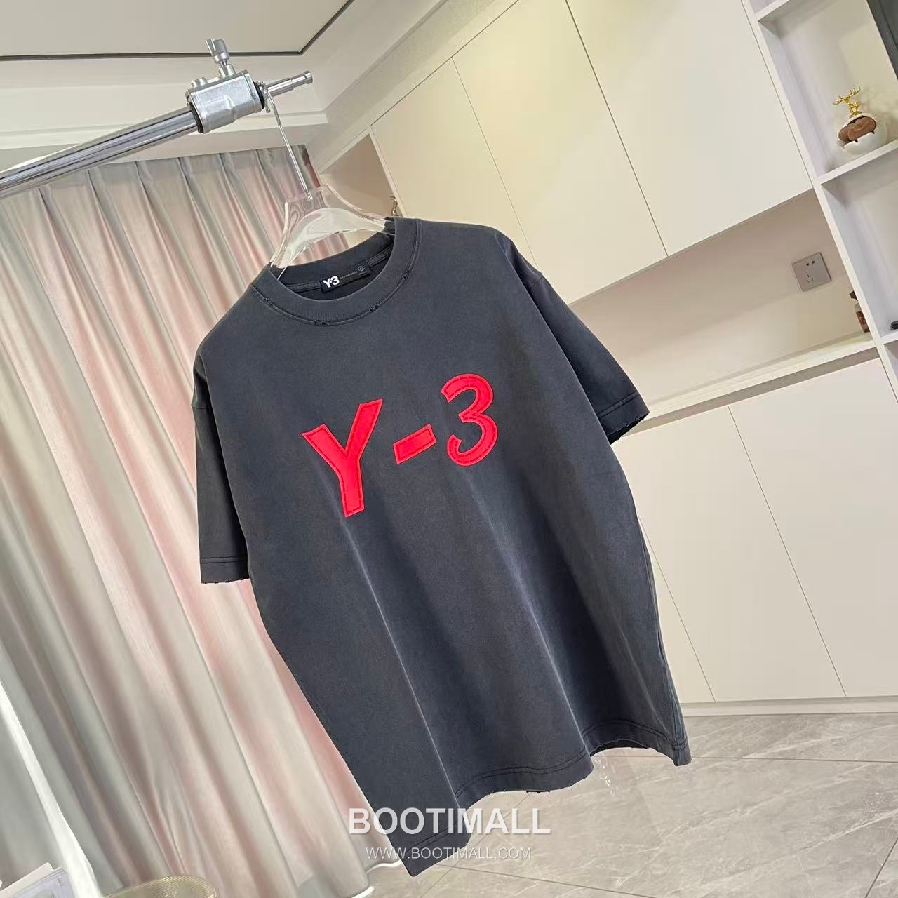 Y-3 2026 S/S Cotton Distressed Washed Logo T-Shirt 와이쓰리 2026SS 코튼 디스트로이드 워싱 로고 티셔츠 2