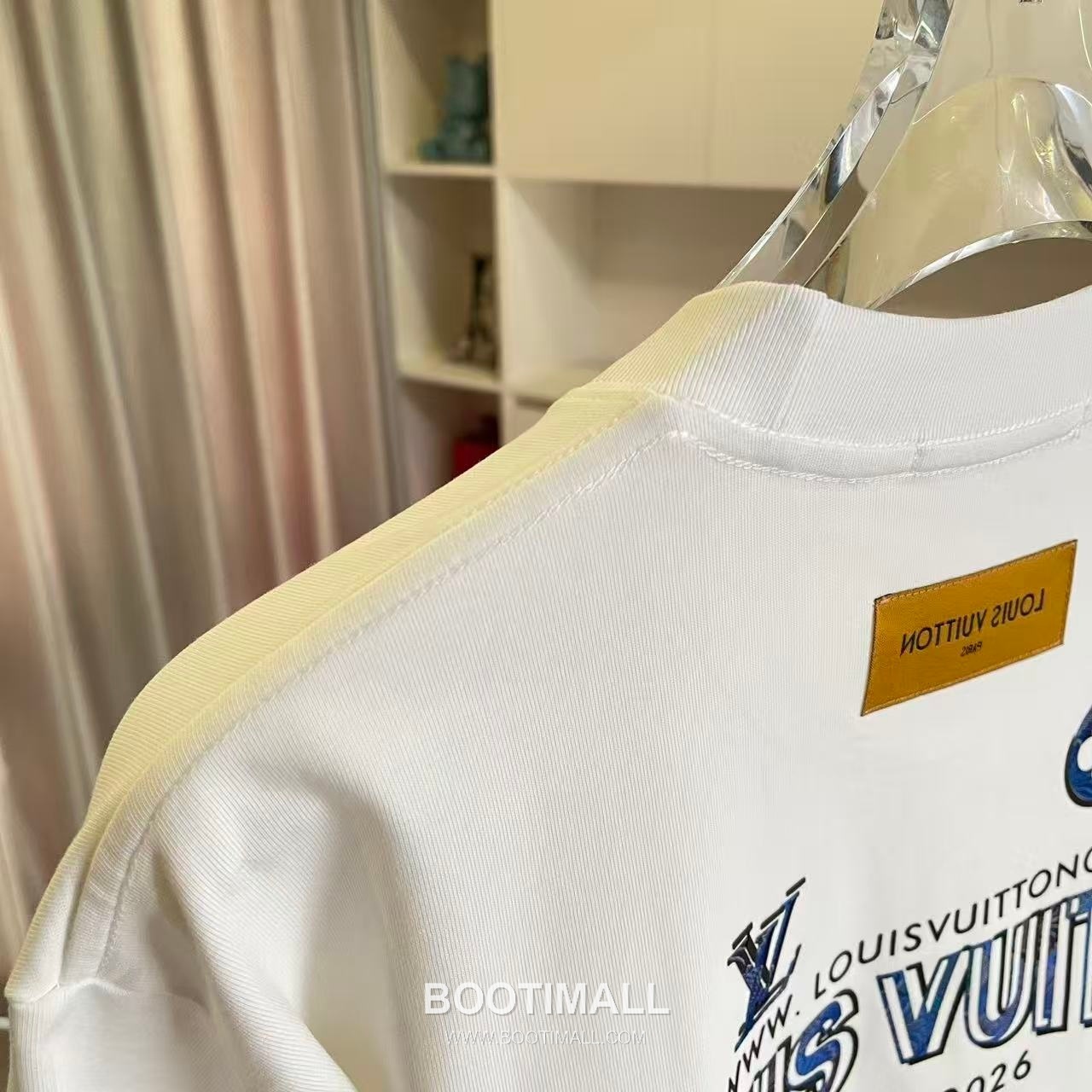 Louis Vuitton 2026 S/S Cotton Letter Logo Print T-Shirt 루이비통 2026SS 코튼 레터 로고 프린트 티셔츠 8