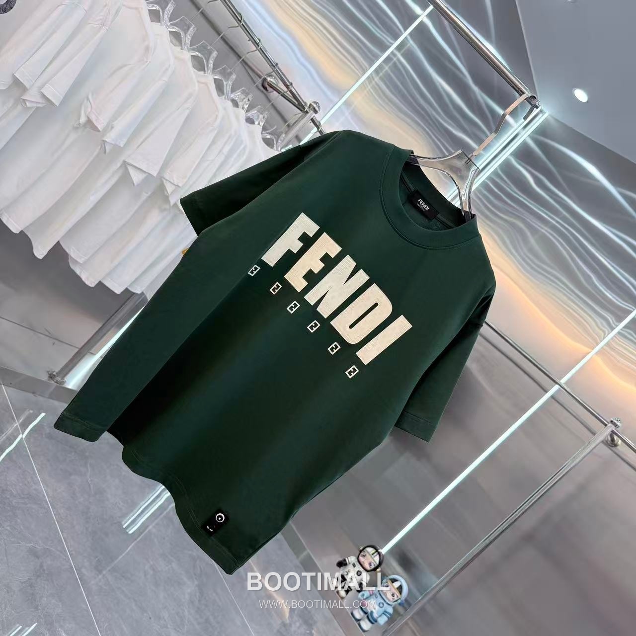 Fendi 2026 S/S Cotton Silicone Logo T-Shirt 펜디 2026SS 코튼 실리콘 로고 티셔츠 2