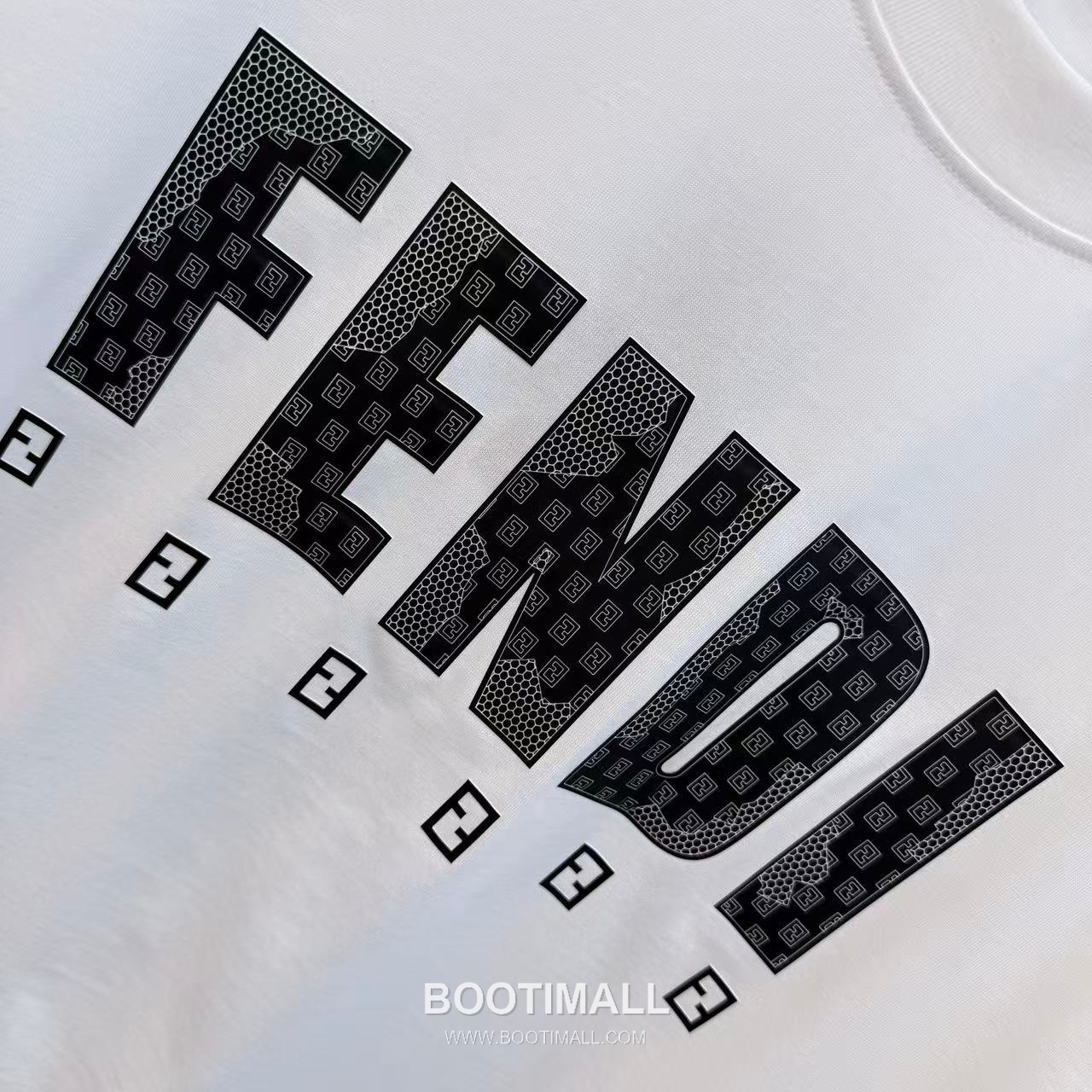 Fendi 2026 S/S Cotton Silicone Logo T-Shirt 펜디 2026SS 코튼 실리콘 로고 티셔츠 6