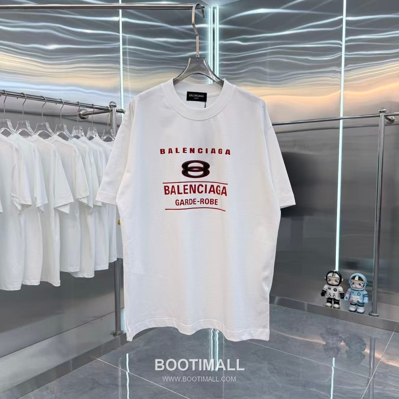 Balenciaga 2026 S/S Cotton Silicone Logo T-Shirt 발렌시아가 2026SS 코튼 실리콘 로고 티셔츠 1