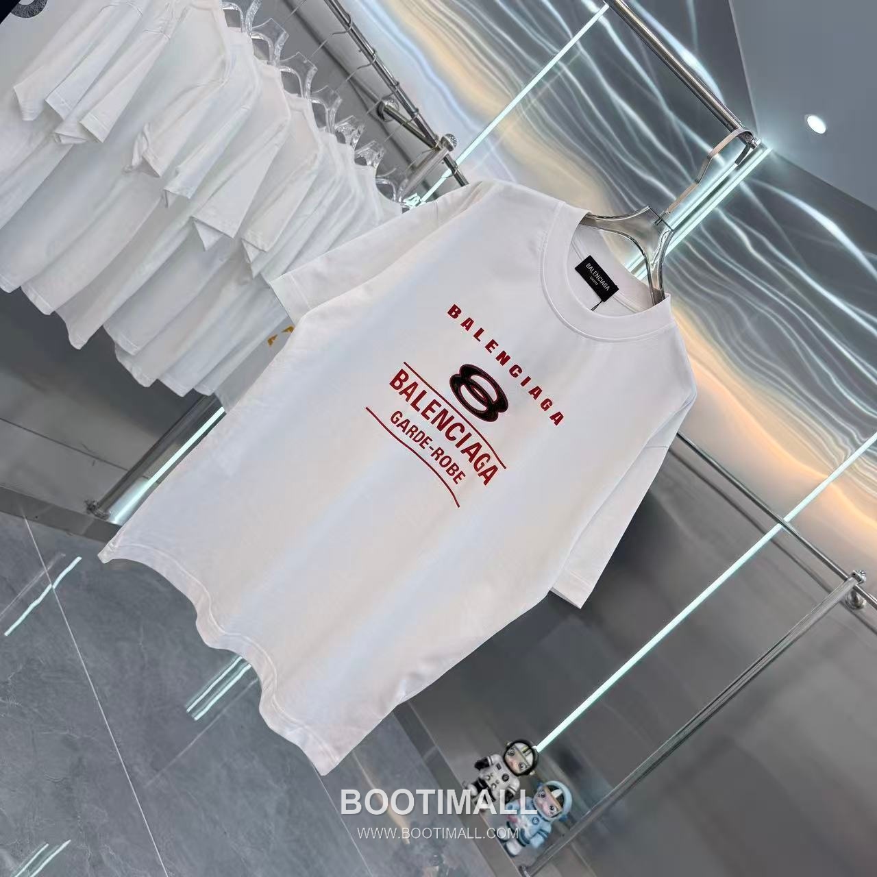Balenciaga 2026 S/S Cotton Silicone Logo T-Shirt 발렌시아가 2026SS 코튼 실리콘 로고 티셔츠 2