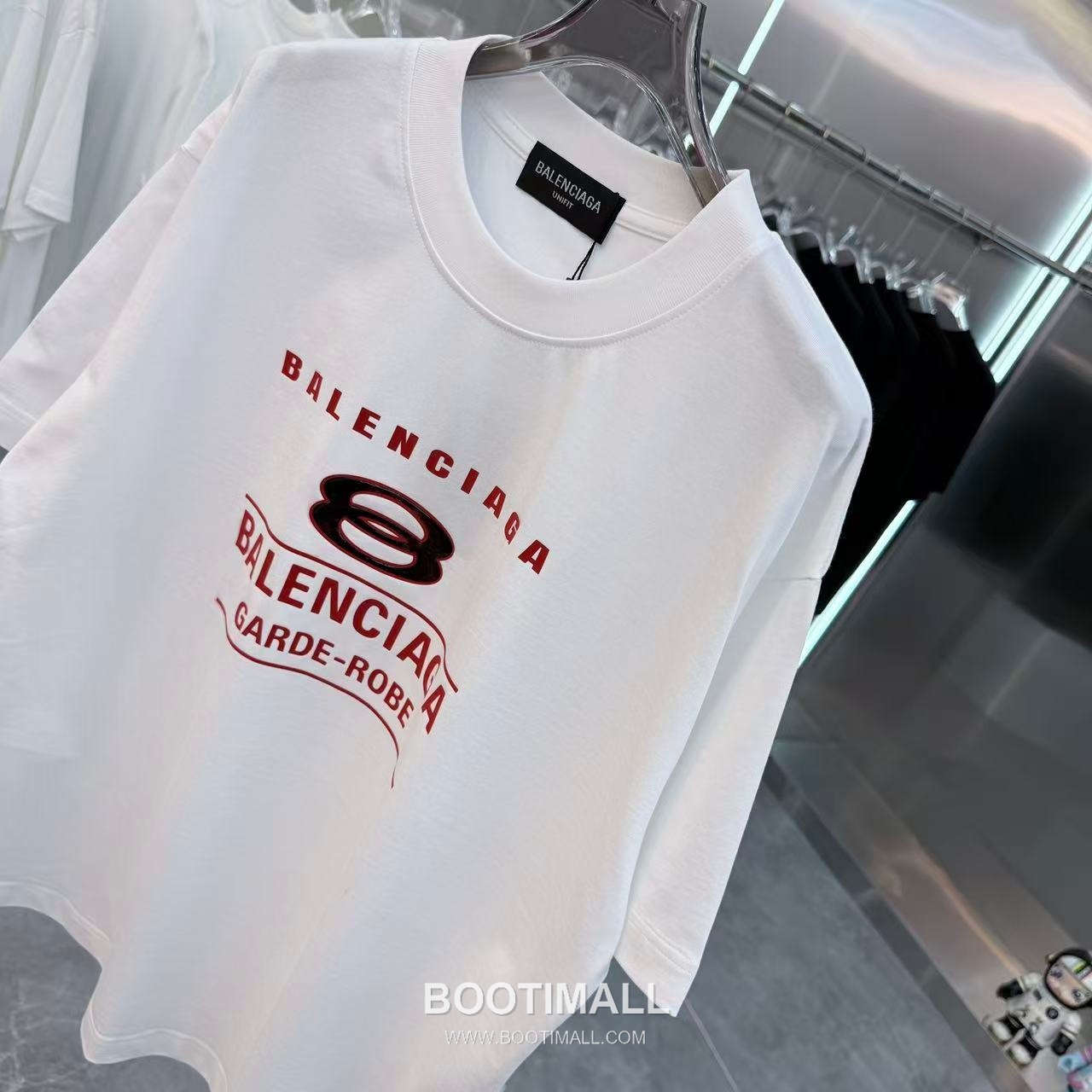 Balenciaga 2026 S/S Cotton Silicone Logo T-Shirt 발렌시아가 2026SS 코튼 실리콘 로고 티셔츠 4