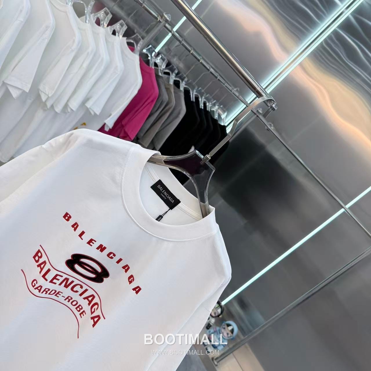 Balenciaga 2026 S/S Cotton Silicone Logo T-Shirt 발렌시아가 2026SS 코튼 실리콘 로고 티셔츠 7