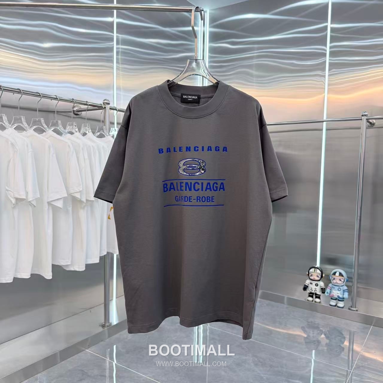 Balenciaga 2026 S/S Cotton Silicone Logo T-Shirt 발렌시아가 2026SS 코튼 실리콘 로고 티셔츠 1