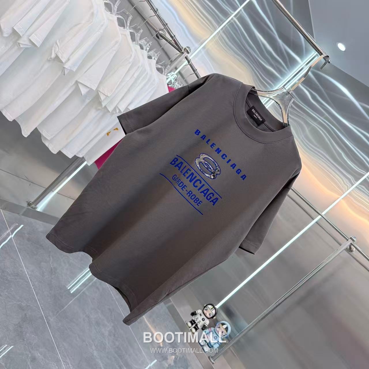 Balenciaga 2026 S/S Cotton Silicone Logo T-Shirt 발렌시아가 2026SS 코튼 실리콘 로고 티셔츠 2