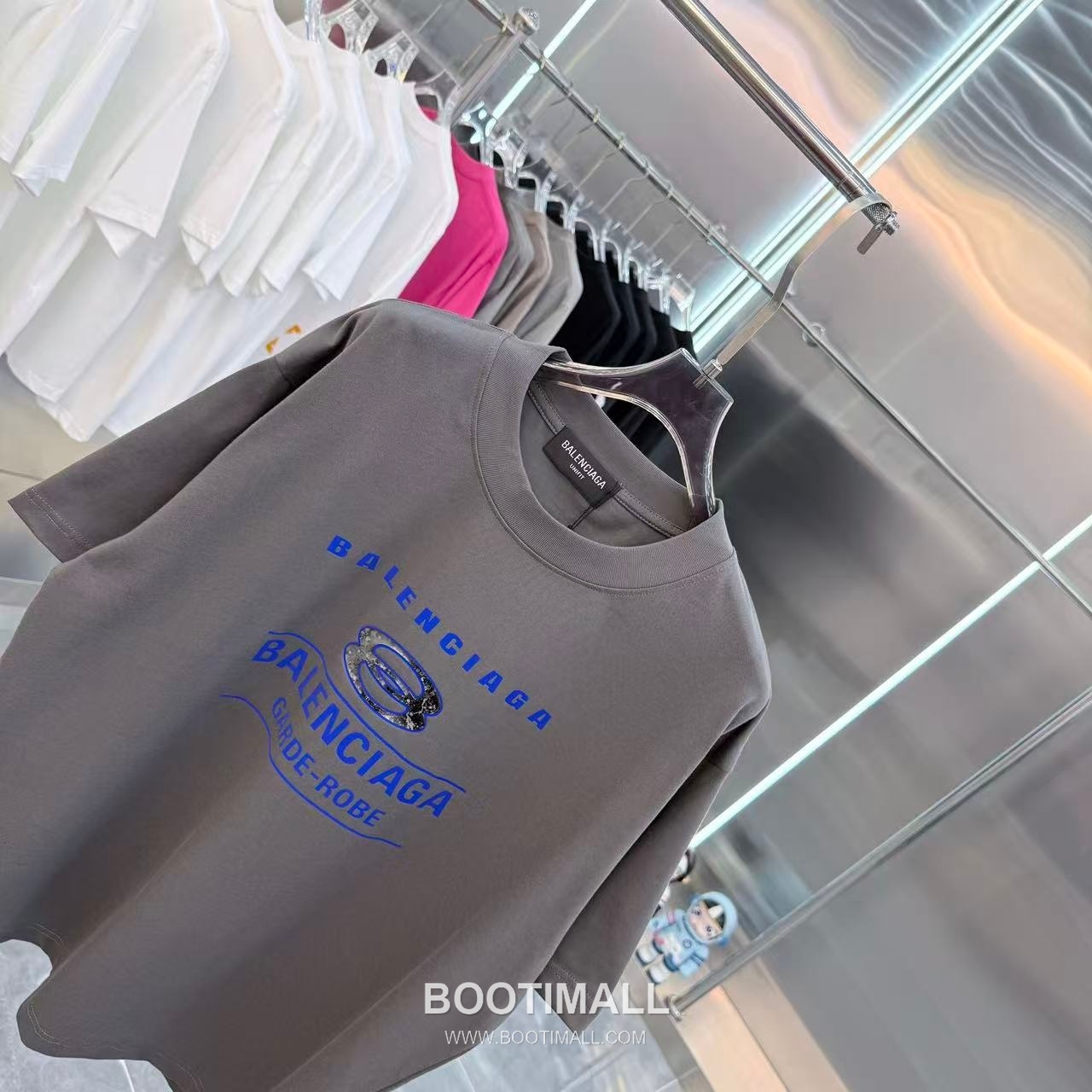 Balenciaga 2026 S/S Cotton Silicone Logo T-Shirt 발렌시아가 2026SS 코튼 실리콘 로고 티셔츠 3